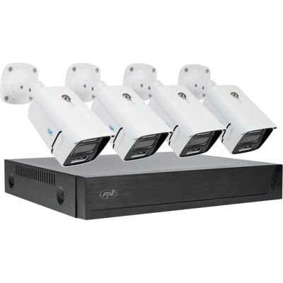 PNI House IPMAX POE 3 Video Bewaking Kit - Buiten 4 Camera's 3MP, NVR met 4 PoE-poorten PNI House IPMAX POE 3 Video Bewaking Kit - Buiten 4 Camera's 3MP, NVR met 4 PoE-poorten