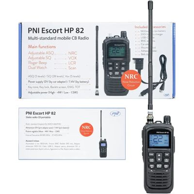 PNI Escort HP 82 - Wielo-standardowe radio CB - Przenośne/Mobilne PNI Escort HP 82 - Wielo-standardowe radio CB - Przenośne/Mobilne