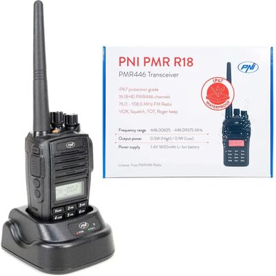 PNI Tragbares Funkgerät R18 - Tragbarer Funkstation PNI Tragbares Funkgerät R18 - Tragbarer Funkstation