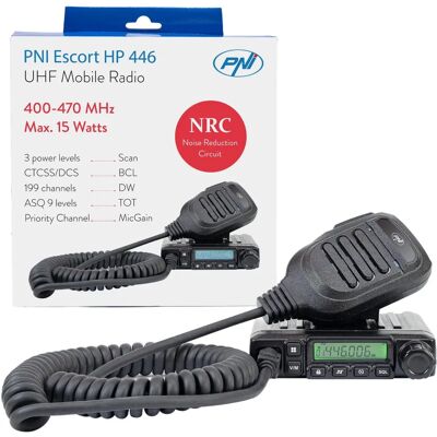 PNI Escort HP 446 UHF Funkstation - 199 Kanäle, Dual Watch, 15W Max Leistung PNI Escort HP 446 UHF Funkstation - 199 Kanäle, Dual Watch, 15W Max Leistung
