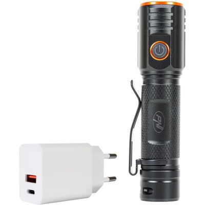 PNI Adventure F650 - Taschenlampe & Netzteil mit 20W LED, 2000 lm, Aluminium PNI Adventure F650 - Taschenlampe & Netzteil mit 20W LED, 2000 lm, Aluminium