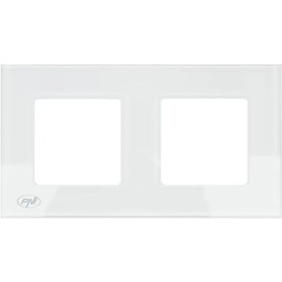 Cadre double en verre PNI RM202W - Cadre pour prise - Publicité Cadre double en verre PNI RM202W - Cadre pour prise - Publicité