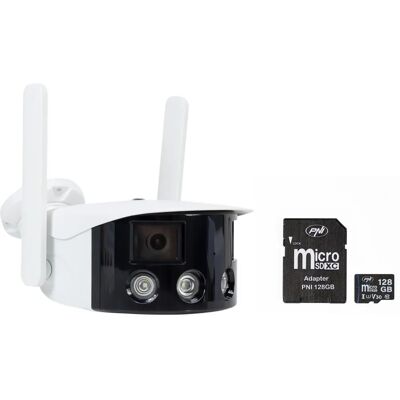PNI IP590 Draadloze 2MP Dubbel Lens Camera - Bewaking Pakket PNI IP590 Draadloze 2MP Dubbel Lens Camera - Bewaking Pakket