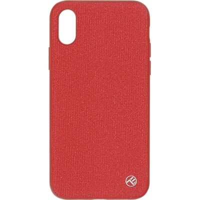 Tellur TLL121104 iPhone X/XS Rot Kunstläder Hülle Tellur TLL121104 iPhone X/XS Rot Kunstläder Hülle