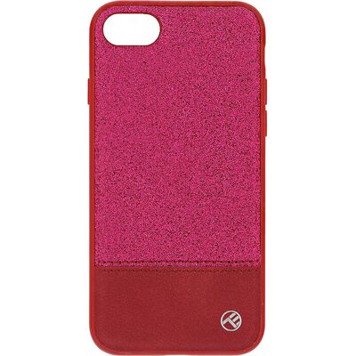 Tellur TLL121174 Pink iPhone 8 Kunstleder Glitter Hülle Tellur TLL121174 Pink iPhone 8 Kunstleder Glitter Hülle