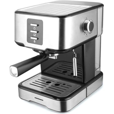 Heinner HEM-850IXBK - Negru, Argintiu - Espressor de cafea Heinner HEM-850IXBK - Negru, Argintiu - Espressor de cafea