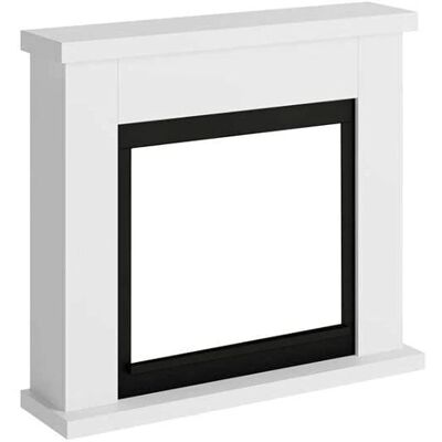 Cheminée électrique Tagu Frode blanc - design moderne, télécommande - Publicité Cheminée électrique Tagu Frode blanc - design moderne, télécommande - Publicité