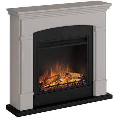 Chimenea eléctrica Tagu Helmi - 1500W, Llama realista, Mando a distancia Chimenea eléctrica Tagu Helmi - 1500W, Llama realista, Mando a distancia