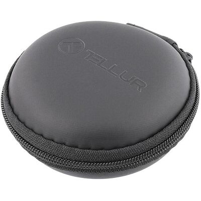 Tellur TLL121935 Schwarze Kopfhörer-Zubehörtasche - Headset-Accessoire Tellur TLL121935 Schwarze Kopfhörer-Zubehörtasche - Headset-Accessoire