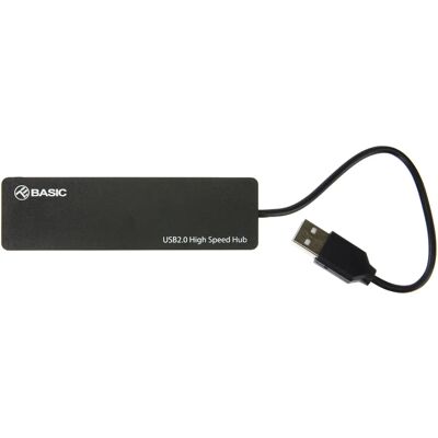 Tellur Basic USB Hub - 4 Ports - USB 2.0 - Schwarz Tellur Basic USB Hub - 4 Ports - USB 2.0 - Schwarz