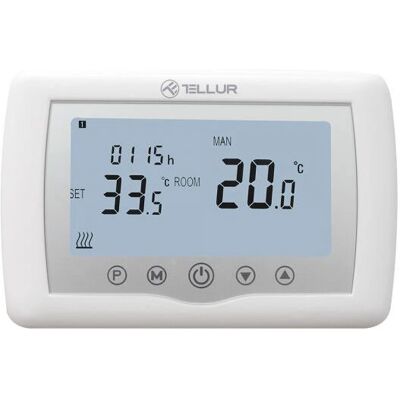 Tellur TLL331151 WLAN Thermostat - Smart, Kindersicherung, 4 Programme Tellur TLL331151 WLAN Thermostat - Smart, Kindersicherung, 4 Programme