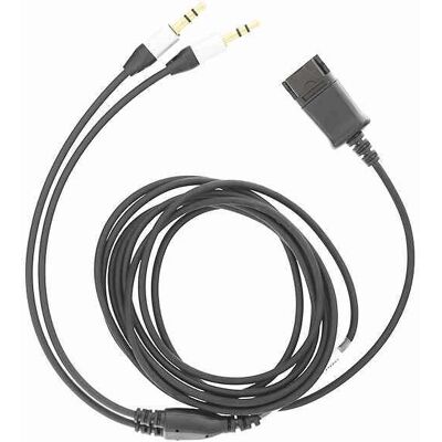 Tellur TLL416003 Kabel Gender Changer - Quick Disconnect - 2 x 3,5 mm Schwarz Tellur TLL416003 Kabel Gender Changer - Quick Disconnect - 2 x 3,5 mm Schwarz