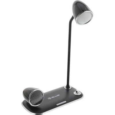 Tellur Nostalgia Schreibtischlampe - Kabelloses Ladegerät & Bluetooth-Lautsprecher Tellur Nostalgia Schreibtischlampe - Kabelloses Ladegerät & Bluetooth-Lautsprecher