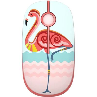 Tellur Flamingo Kabellose Maus - 1600 DPI, Nano-Empfänger Tellur Flamingo Kabellose Maus - 1600 DPI, Nano-Empfänger
