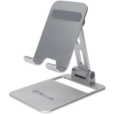 Stojak na Telefon z Aluminium Tellur - Stabilny, Regulowany, Składany Stojak na Telefon z Aluminium Tellur - Stabilny, Regulowany, Składany