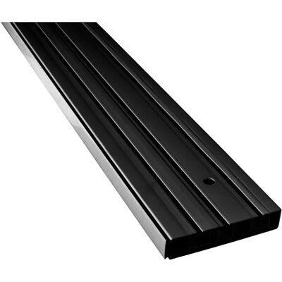 SN DECO GROUP Kompakte Gardinenstange - 3-läufig Schwarz SN DECO GROUP Kompakte Gardinenstange - 3-läufig Schwarz