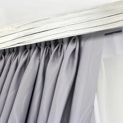 SN DECO GROUP Gardinenschiene Set mit Blende - 480cm Weiß SN DECO GROUP Gardinenschiene Set mit Blende - 480cm Weiß