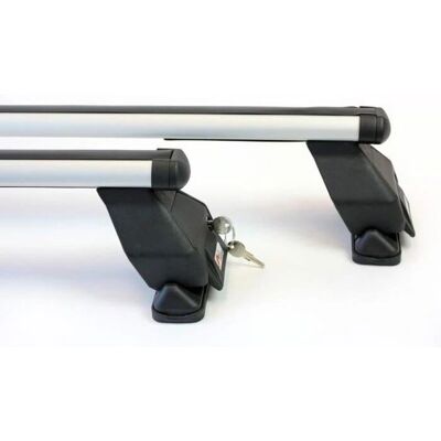 Menabo - Tema Aluminiu - Nissan Qashqai J11 - 5 Porte - Barre trasversali per tetto Menabo - Tema Aluminiu - Nissan Qashqai J11 - 5 Porte - Barre trasversali per tetto