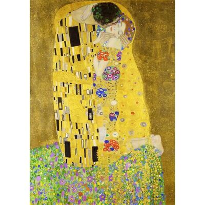 Gustav Klimt Polibek 1000 Dílů - Umělecká Kolekce Gustav Klimt Polibek 1000 Dílů - Umělecká Kolekce