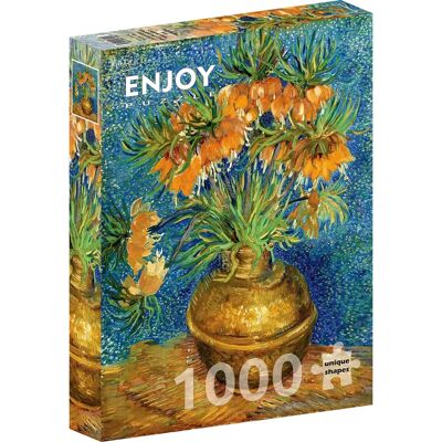 Enjoy Puzzle Vincent Van Gogh - Fritillarien in einer Kupfervase - Puzzle Enjoy Puzzle Vincent Van Gogh - Fritillarien in einer Kupfervase - Puzzle