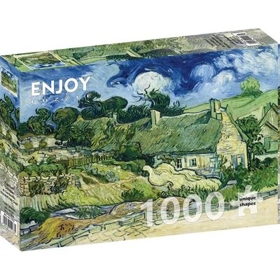 Puzzle Van Gogh Cottages 1000 pièces - Publicité Puzzle Van Gogh Cottages 1000 pièces - Publicité