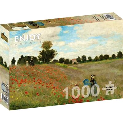 Puzzle Monet Pole Maki 1000 Elementów Puzzle Monet Pole Maki 1000 Elementów