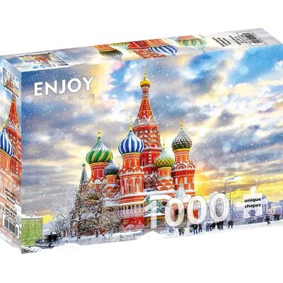 Enjoy Enjoy Puzzles Katedrála svatého Basila v Moskvě 1000 Kousků - Puzzle Enjoy Enjoy Puzzles Katedrála svatého Basila v Moskvě 1000 Kousků - Puzzle