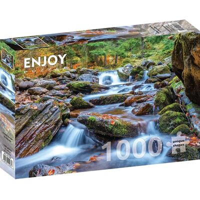 Enjoy Puzzles Lesní potok na podzim 1000 dílků - Puzzle Enjoy Puzzles Lesní potok na podzim 1000 dílků - Puzzle