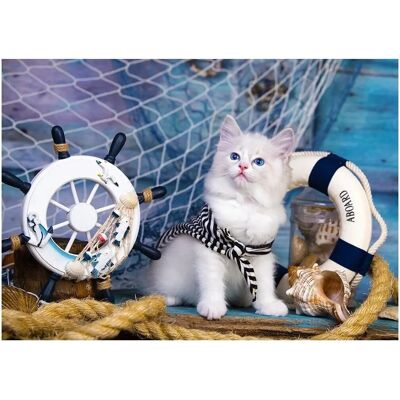 Puzzle Captain Kitten 1000 elementów - Zabawa dla każdego Puzzle Captain Kitten 1000 elementów - Zabawa dla każdego