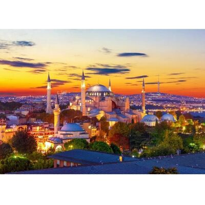 Enjoy Puzzle Hagia Sofia o zachodzie słońca - 1000 elementów Enjoy Puzzle Hagia Sofia o zachodzie słońca - 1000 elementów