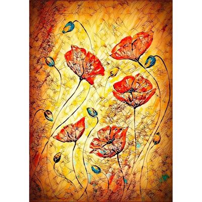 Enjoy Puzzle - Czerwony Mak - 1000 Elementów Enjoy Puzzle - Czerwony Mak - 1000 Elementów