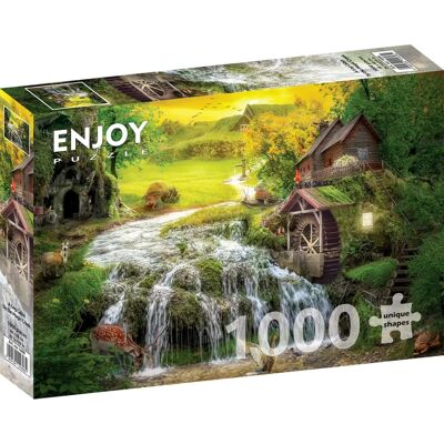 Enjoy Puzzle Domek z drewna - 1000 elementów - Puzzle Enjoy Puzzle Domek z drewna - 1000 elementów - Puzzle