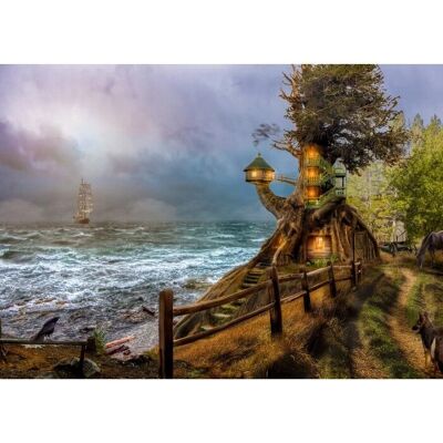 Enjoy Puzzle - 1000 Elementów - Tajemniczy Latarnia - Puzzle Enjoy Puzzle - 1000 Elementów - Tajemniczy Latarnia - Puzzle