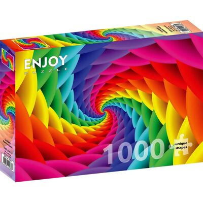 Enjoy Puzzle Tęczowy Wir - 1000 Elementów - Puzzle Enjoy Puzzle Tęczowy Wir - 1000 Elementów - Puzzle