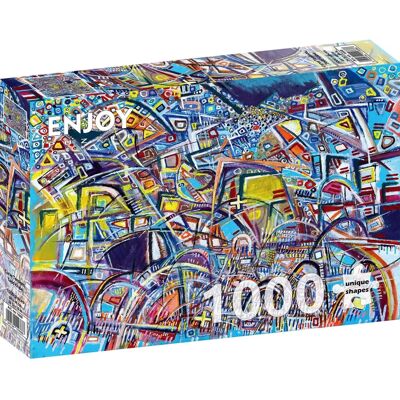 Enjoy Enjoy-1668 - Napětí křivek, Puzzle, 1000 Dílů Enjoy Enjoy-1668 - Napětí křivek, Puzzle, 1000 Dílů