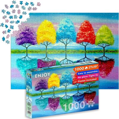 Enjoy Puzzle ENJOY-1702 - Kolorowa historia, 1000 elementów Enjoy Puzzle ENJOY-1702 - Kolorowa historia, 1000 elementów