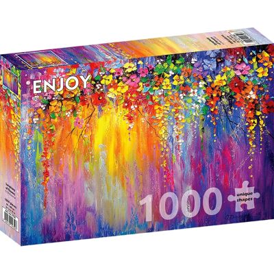 Enjoy Puzzle Symphonie de Fleurs - 1000 Pièces - Publicité Enjoy Puzzle Symphonie de Fleurs - 1000 Pièces - Publicité