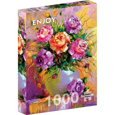 Enjoy Puzzle Rosenstrauß - 1000 Teile Puzzle Enjoy Puzzle Rosenstrauß - 1000 Teile Puzzle