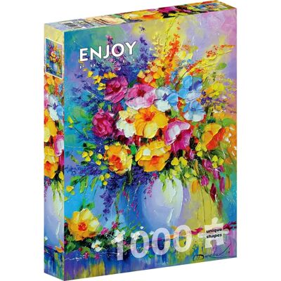 Enjoy Puzzle ENJOY-1778 - Bukiet letnich kwiatów, Puzzle, 1000 elementów Enjoy Puzzle ENJOY-1778 - Bukiet letnich kwiatów, Puzzle, 1000 elementów