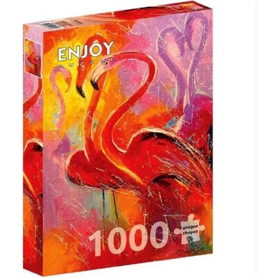 Enjoy Różowe Flamingo Puzzle 1000 Elementów - Puzzle Enjoy Różowe Flamingo Puzzle 1000 Elementów - Puzzle