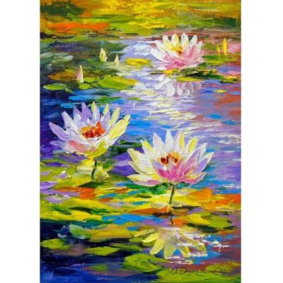 Enjoy Wodne lilie w stawie Puzzle - 1000 Elementów Enjoy Wodne lilie w stawie Puzzle - 1000 Elementów