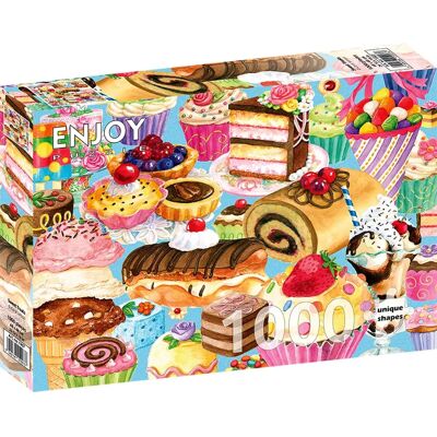 Enjoy Enjoy Vychutnajte si skladačku Sweet Treats - Puzzle - Publicité Enjoy Enjoy Vychutnajte si skladačku Sweet Treats - Puzzle - Publicité