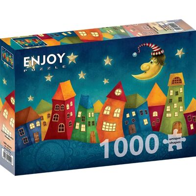 Enjoy Fantazijní Barevné Domy Puzzle - 1000 Dílů Enjoy Fantazijní Barevné Domy Puzzle - 1000 Dílů