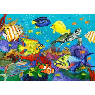 Enjoy Tęczowe Puzzle Podwodne - 1000 Elementów Enjoy Tęczowe Puzzle Podwodne - 1000 Elementów