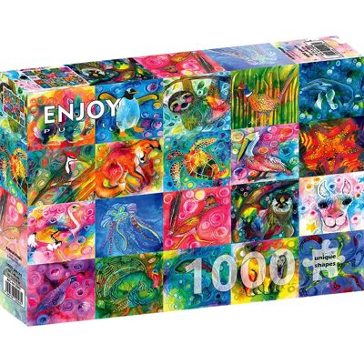 Enjoy Puzzle 2043 - Magia Zwierząt - Puzzle - 1000 Elementów Enjoy Puzzle 2043 - Magia Zwierząt - Puzzle - 1000 Elementów