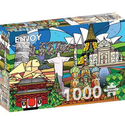 Enjoy Puzzle 1000 Elementów - Pomniki Świata Puzzle Enjoy Puzzle 1000 Elementów - Pomniki Świata Puzzle