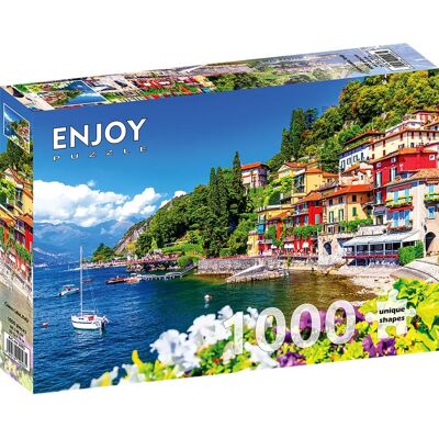 Enjoy Puzzle Lago di Como, Itálie - 1000 dílů - Puzzle Enjoy Puzzle Lago di Como, Itálie - 1000 dílů - Puzzle