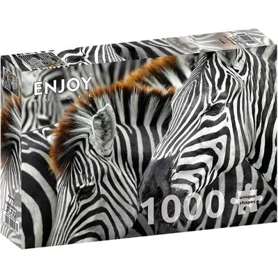 Puzzle Zebras Enjoy - 1000 Elementów - Typ Puzzle Puzzle Zebras Enjoy - 1000 Elementów - Typ Puzzle