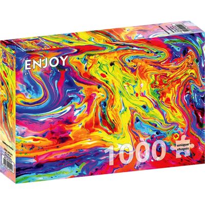 Enjoy Regenbogen Marmor Puzzle - 1000 Teile - Puzzle Typ Enjoy Regenbogen Marmor Puzzle - 1000 Teile - Puzzle Typ