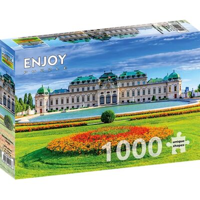 Puzzle Enjoy Belvedere Palace Vídeň 1000 Dílů Puzzle Enjoy Belvedere Palace Vídeň 1000 Dílů